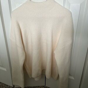 Abercrombie cream sweater, NWT